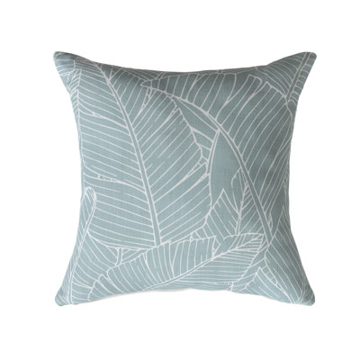 Oceana Floral Polyester Reversible Indoor/Outdoor Throw Pillow