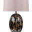 Calmers 67.3cm Table Lamp with Glass Base For Bedroom Furniture, Bedside Buffet Lamp with Linen Shade-76447654-76447655
