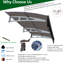 80.57 " W Beach Umbrella with Crank Lift