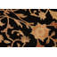 Tapis oriental noir / brun clair en laine noué à la main 9 pi x 11 pi 11 po Dorn