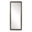 Wooden Bobbin Vanity Mirror-2093003556