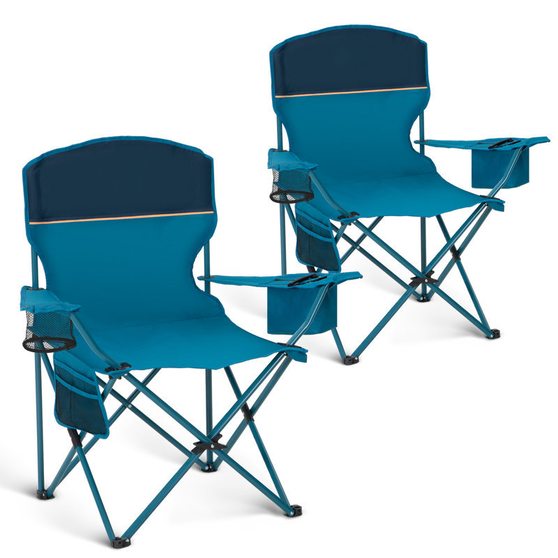 Folding Camping Chair, Blue