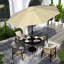 Parasol de marché 9 pi Naidely-441672142