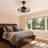 20" Caged Ceiling Fan Ceiling Fan with Quiet DC Motor and Remote Control