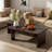 Modern Rectangle Coffee Table Set With Modular L-shape Design-1442346340