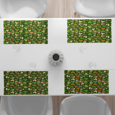 Polyester Abstract Rectangle Placemat