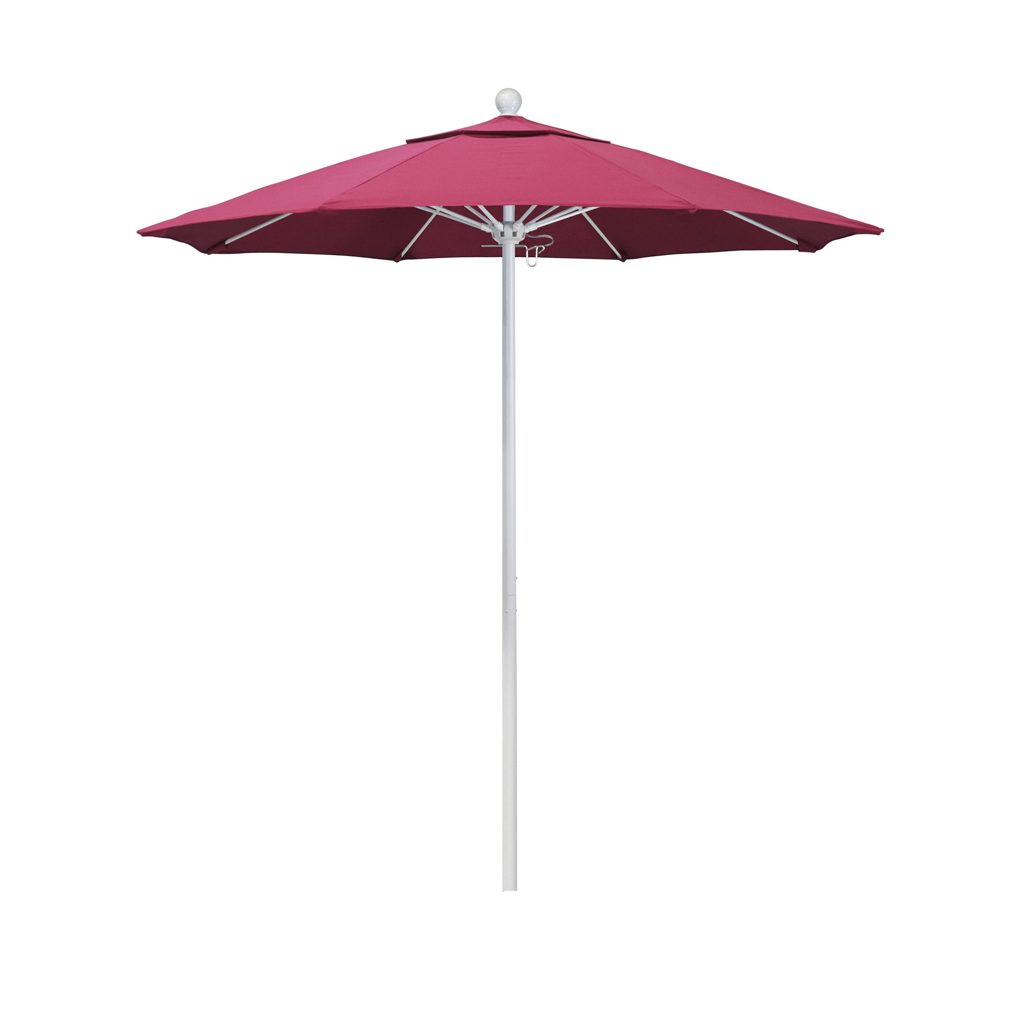 Hibo 90'' Sunbrella® Outdoor Umbrella, Canvas Hot Pink Sunbrella® Canvas