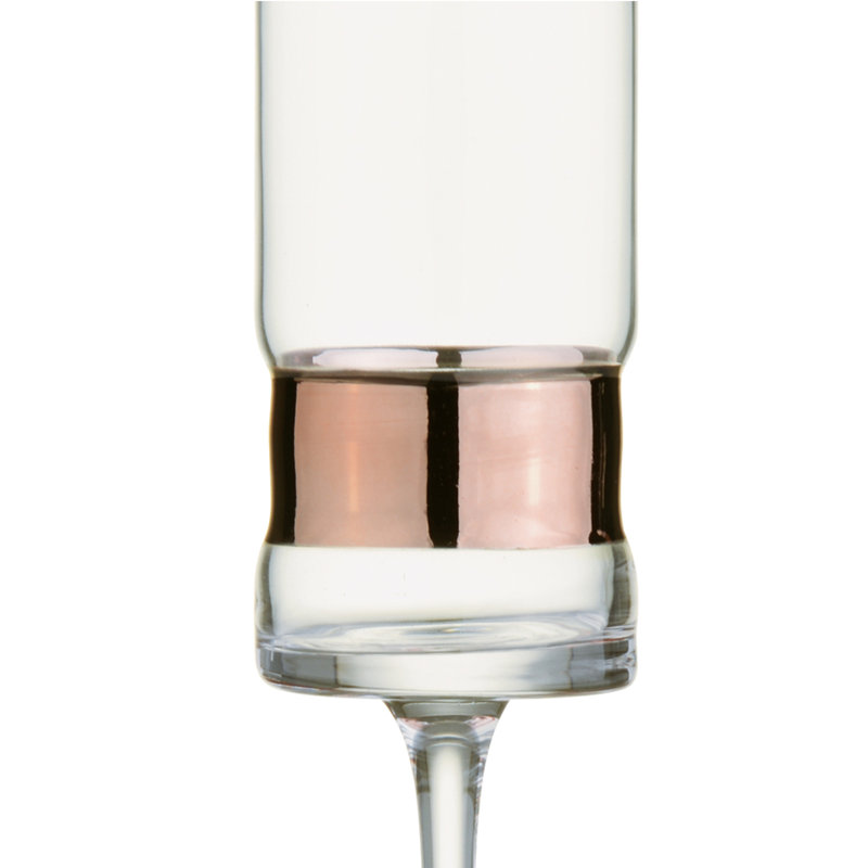 SoHo Champagne Flutes, Bronze