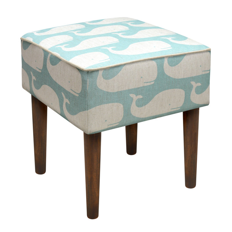 Tabouret d'appoint moderne Whales, Aigue-marine