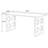 Brown Rectangular Solid Wood Desks-108352949