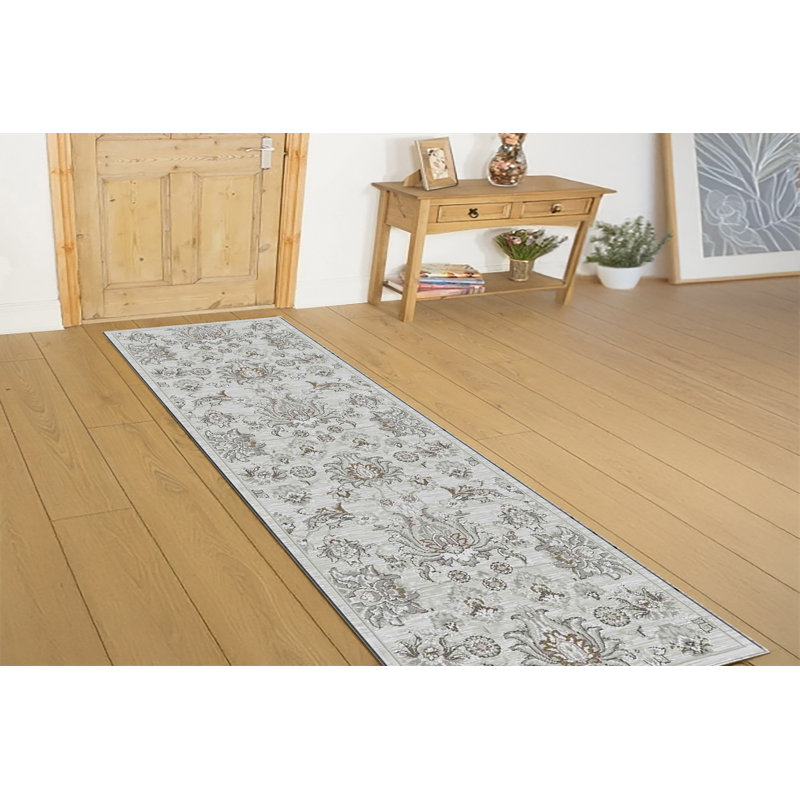 Gadberry 17549-980 GREY/BEIGE, Runner 2'2" x 7'