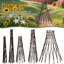 Treillis rond en bois extensible «H» H-1731985174