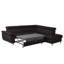 Alfreddie Leather Corner Sofa with Sleeping Function and Storage-356251849-356251846