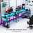 Computer Desk with Reversible L Shaped-719844010