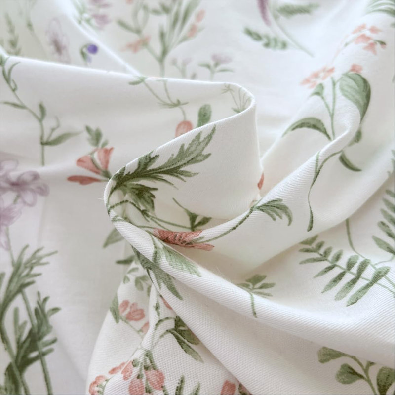 Ensemble de housse de couette Nayoroom French Garden, Housse de couette pour très grand lit et 2 taies 