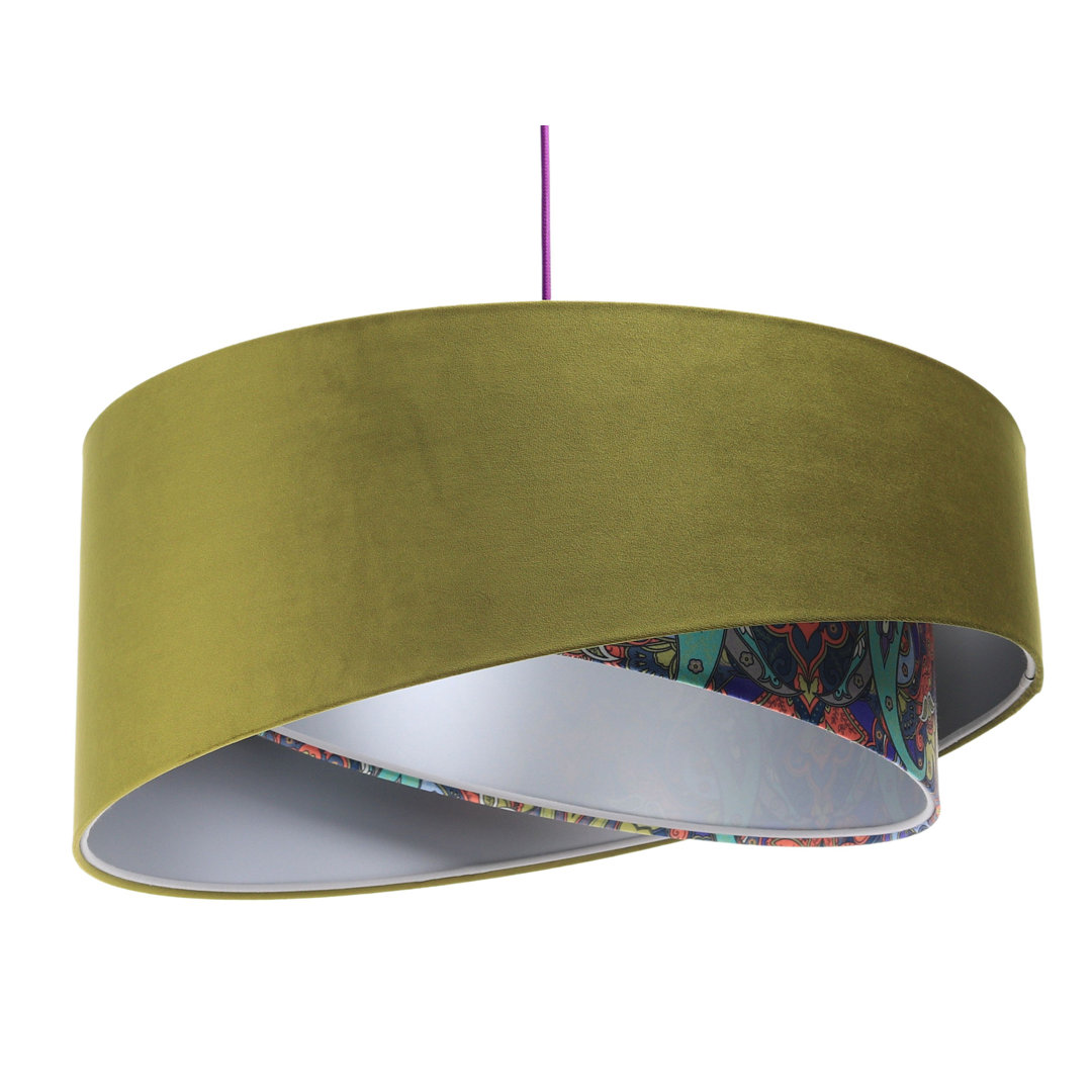 Gargatha 1 - Light Geometric Pendant with No Secondary Or Accent Material Accents
