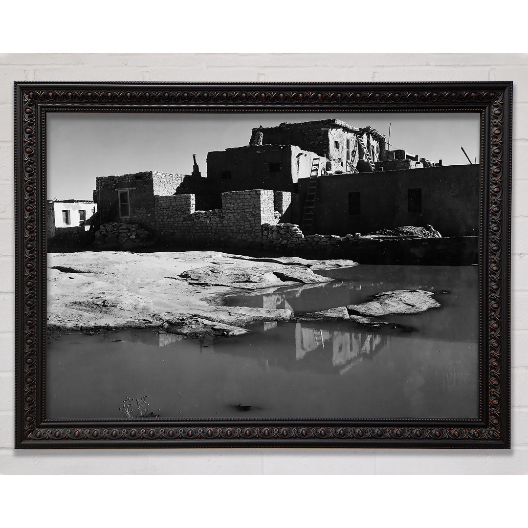 Acoma Pueblo 3 von Ansel Adams - Einzelne Bilderrahmen Kunstdrucke