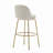 Metal Upholstered Barstool, Gold Finished Frame-2075775570