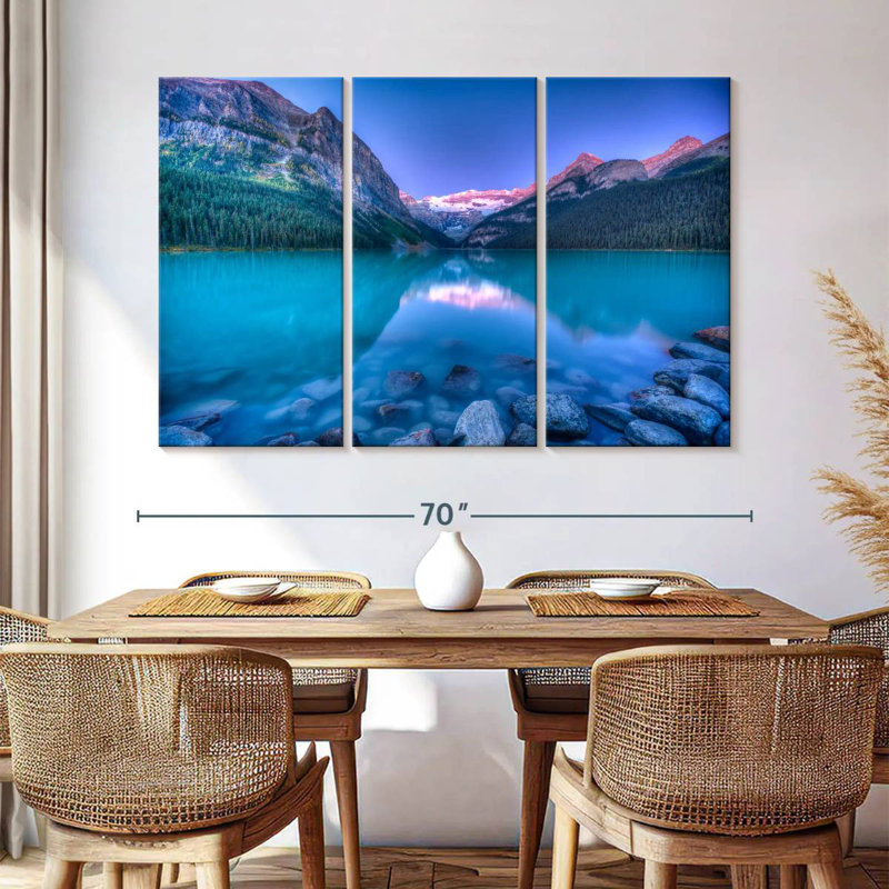Lever de soleil Alvord Lake Louise, H 42 po x l 65 po