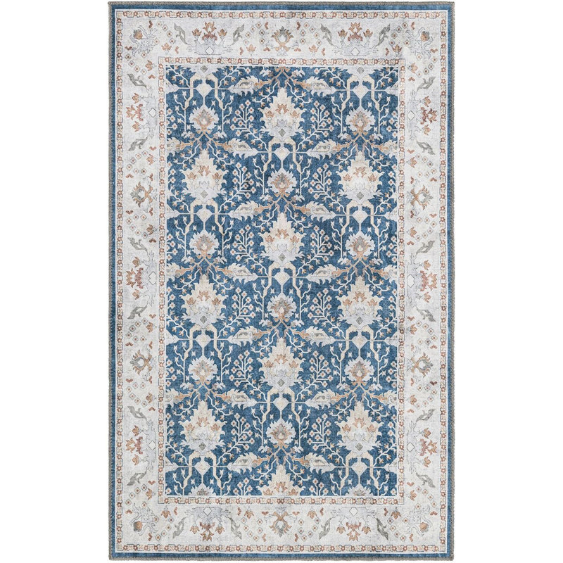 Tapis de couloir traditionnel Guljan, Rectangle 3 pi 6 po x 5 pi 6 po