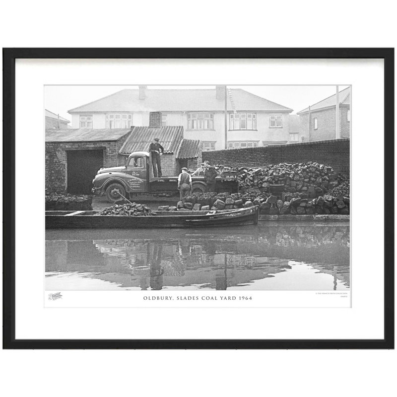Oldbury, Slades Coal Yard 1964 - Single Picture Frame Print, 60cm H x 80cm W x 2.3cm D
