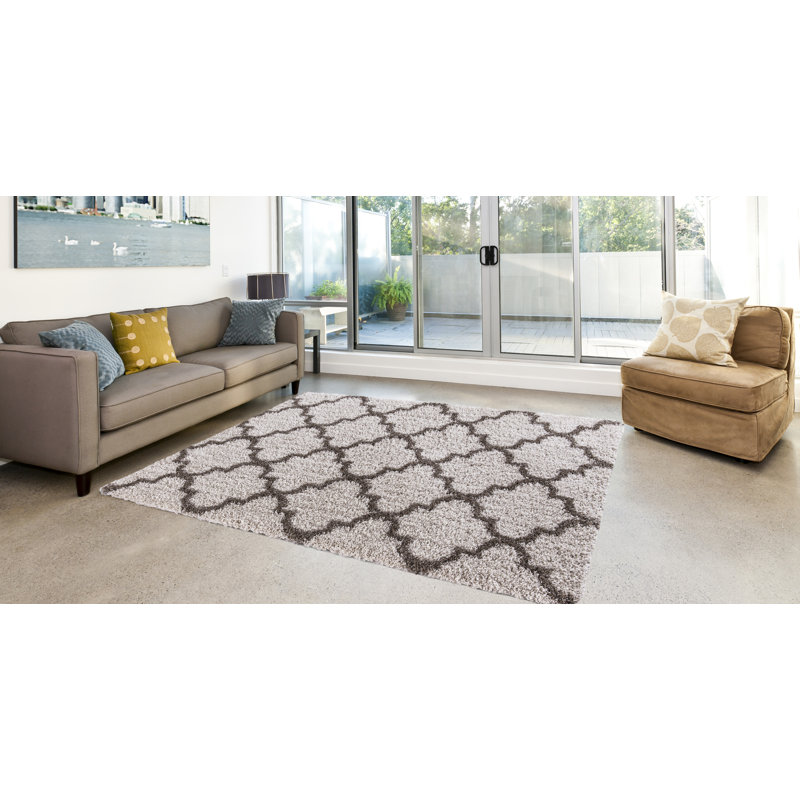 Popp Geometric Indoor Rug, Rectangle 5'3" x 7'3"