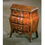 Bombay 3 - Drawer Nightstand in Brown