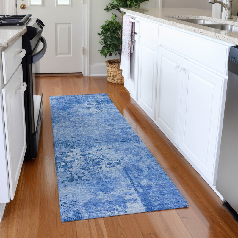 Premium Machine Washable Cortes AMF1062 Abstract Rug, Runner 2'3" x 7'6"