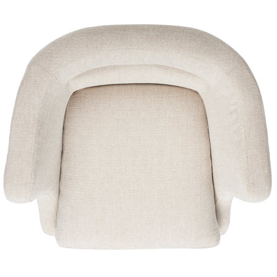 Arnelle Pine Swivel Barrel Chair