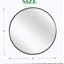 Miroir rond en métal-1732692621