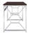 Martha Office Workspace Desk MDF/Chrome