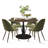 Aunnika 4 - Person Pedestal Dining Set-1306013005