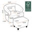 Ensemble de fauteuil pivotant avec repose-pieds-1255226862