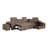 Delorian Upholstered L-Shaped Sectional Right Hand Facing