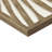 Two-Tone Wall Decor With Leaf Pattern For Indoor Spaces Wood Panel Decorative Feature