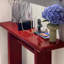 Nordic minimalist console table-177184416