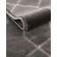 Tapis gris argenté à motif géométrique glam-97881537