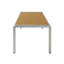 Table basse d'extérieur en aluminium