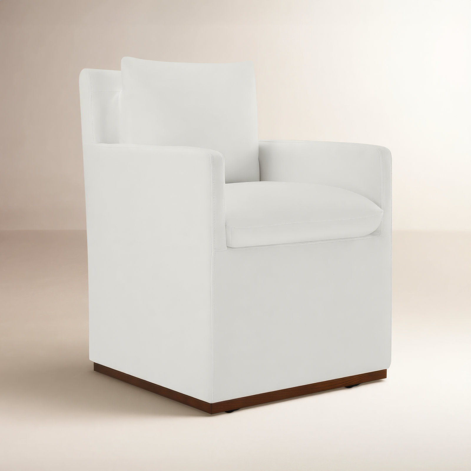 Bobbi Linen Dining Armchair, Prestige Pearl Tweed