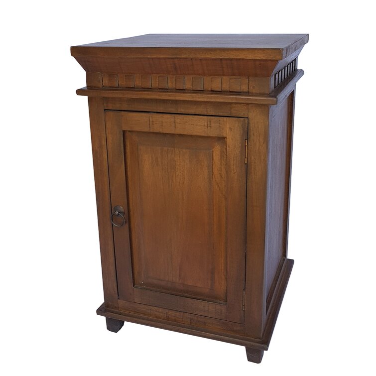 Lassiter Solid Wood Nightstand in Brown