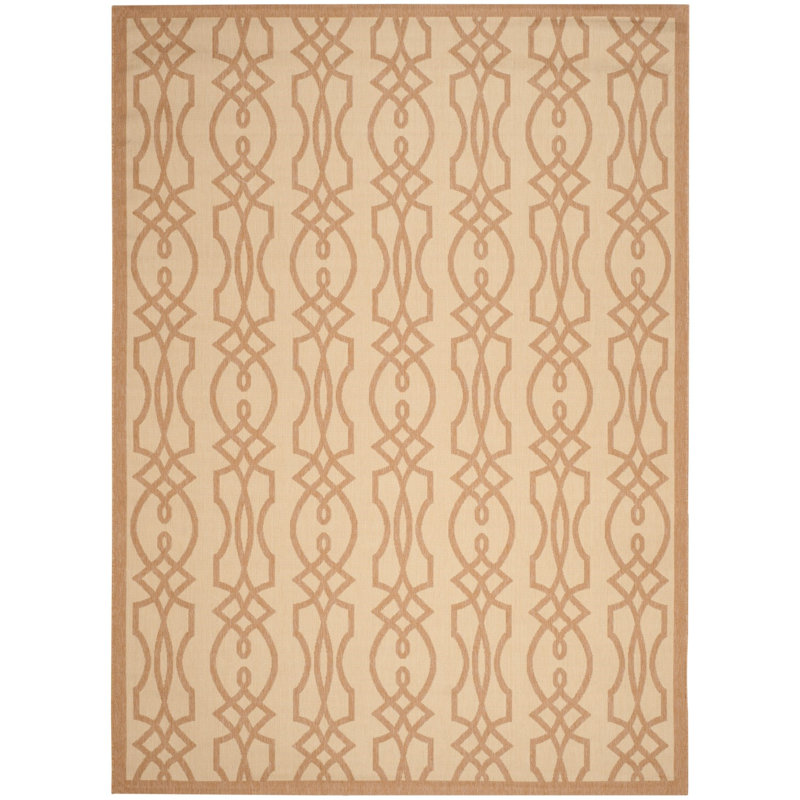 Tapis géométrique Jamon Martha Stewart Performance, Rectangle 2 pi 7 po x 5 pi