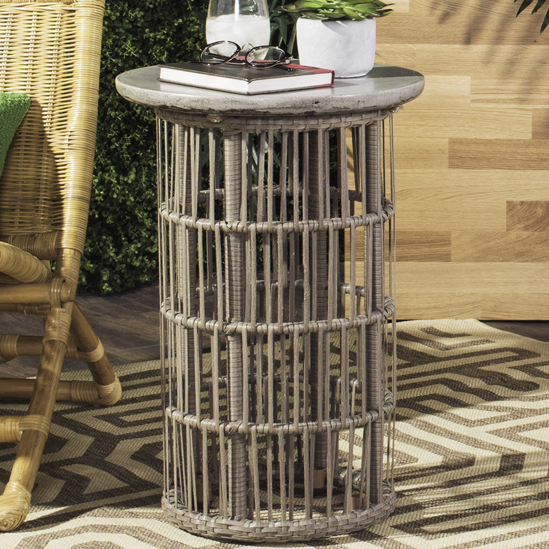 Outdoor Lennon Concrete Side Table