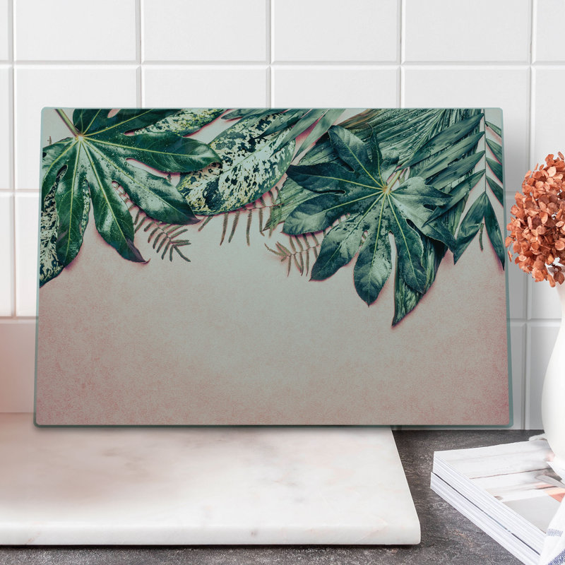 Planche à découper à grandes feuilles Ambesonne