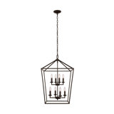 8 - Light Dimmable Lantern Square / Rectangle Chandelier