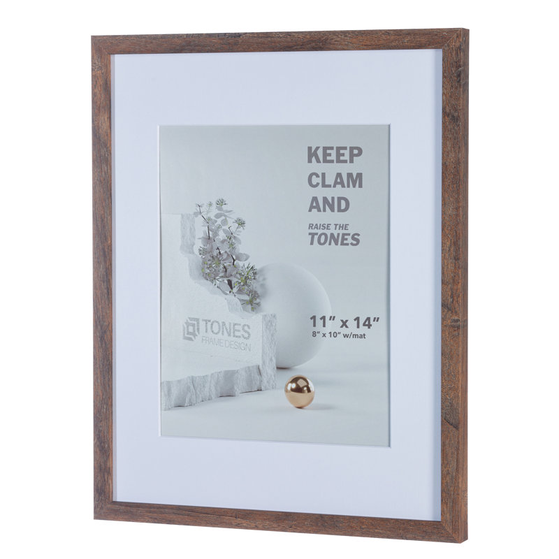 Niambh Rectangular Picture Frame, 11" x 14", Dark Oak