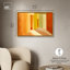 Art mural moderne géométrique moderne à blocs de couleur orange par Art Remedy-102500648-102500666