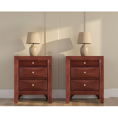 Loviisa Cherry Nightstand Set Of 2