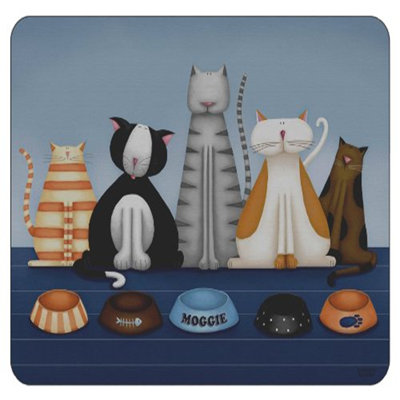 Bachmann Polypropylene Plastic Placemat And Coaster Set