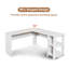 Danniele L-Shaped Computer Desk