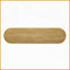Moderne et élégante table basse en pin courbé pour le salon, facile à assembler et amp; Capacité robuste de 150 lb-1585190299